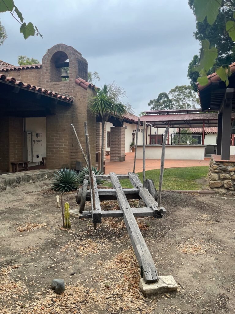 Equipment from the grounds of the Mission San Luis Obispo de Tolosa